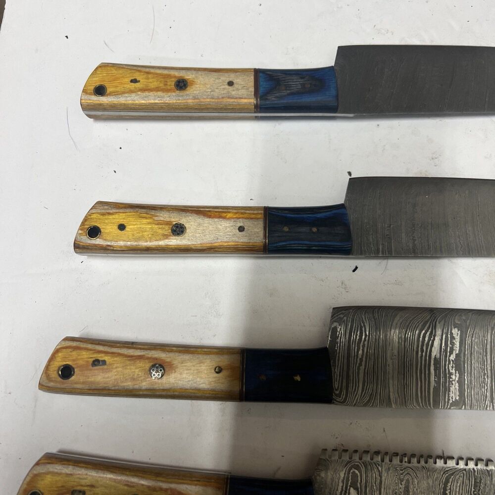 DAMASCUS STEEL CHEF KNIFE SET KITCHEN KNIVES CHEF SET - Picture 7 of 9